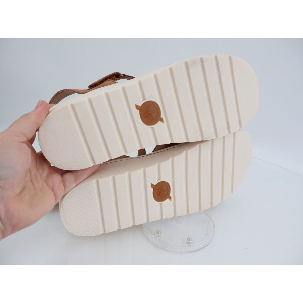 Born Brown and Cream Women's Sandals - Picture 10 of 11
